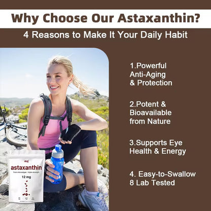Micro Ingredients Astaxanthin 12mg, 120 softgels